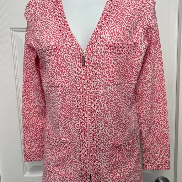 Bloomingdale's sweater pink size 2P Rayon & Nylon - Picture 1 of 11